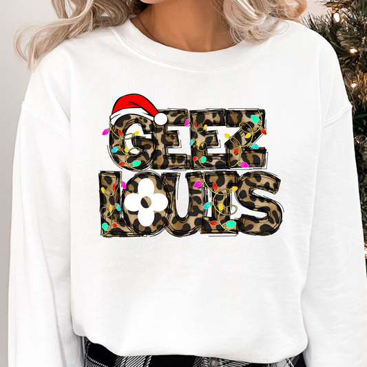 Geez Louis (Christmas Version) Full Color DTF Transfer