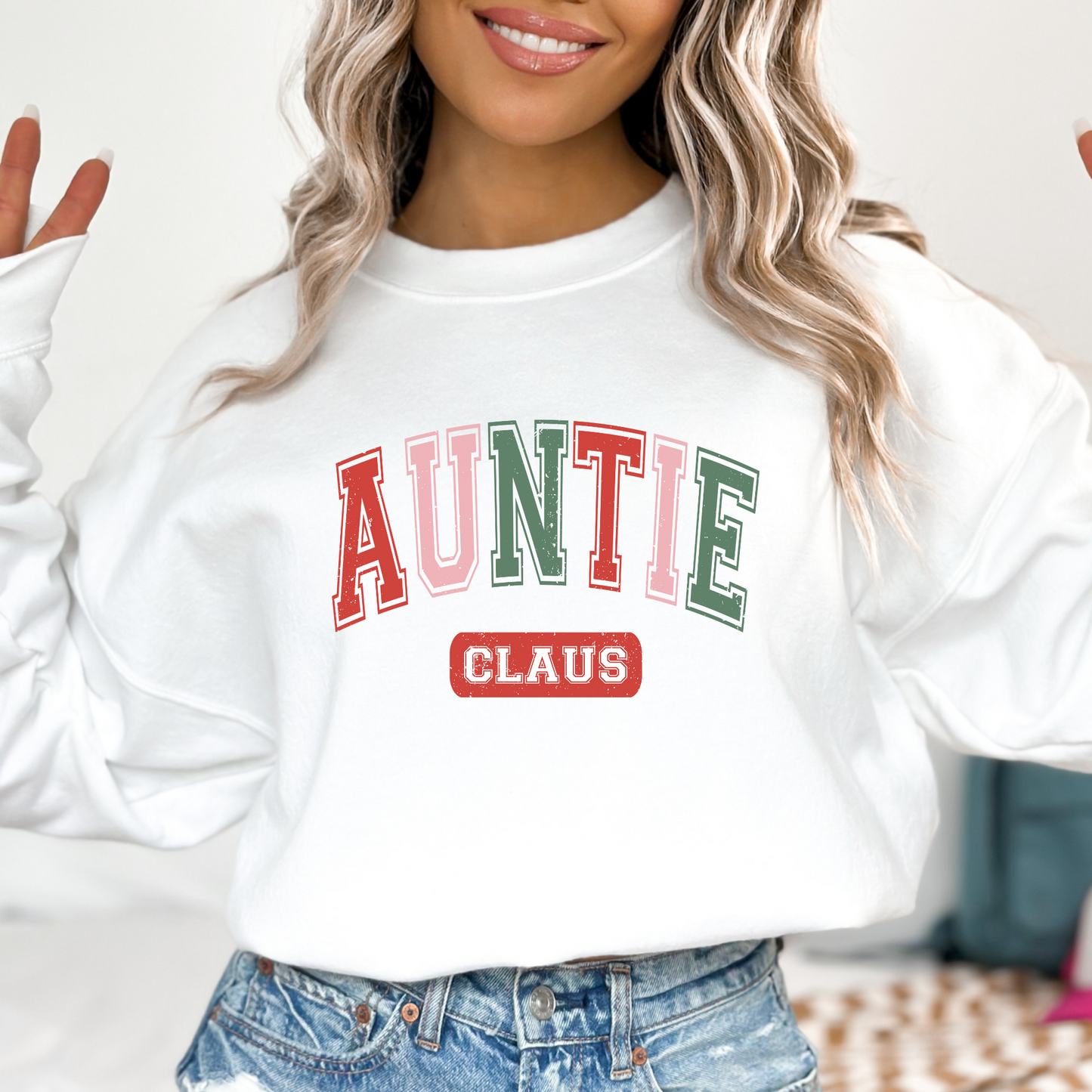 Auntie Claus Full Color DTF Transfer