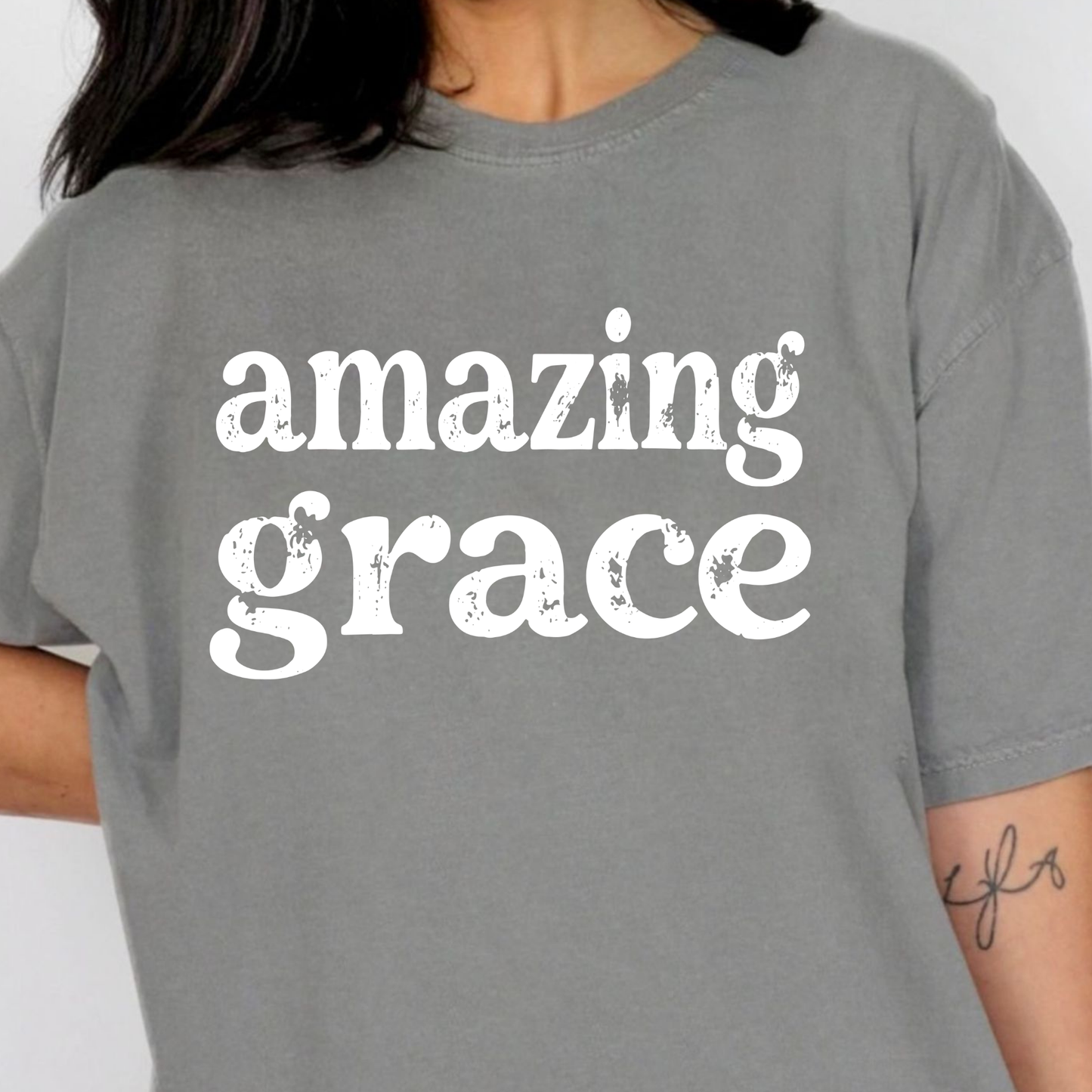 Amazing Grace Full Color DTF Transfer