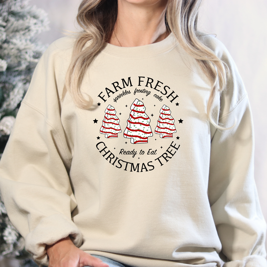 Farm Fresh Christmas Tree (Christmas Cakes) Full Color DTF Transfers