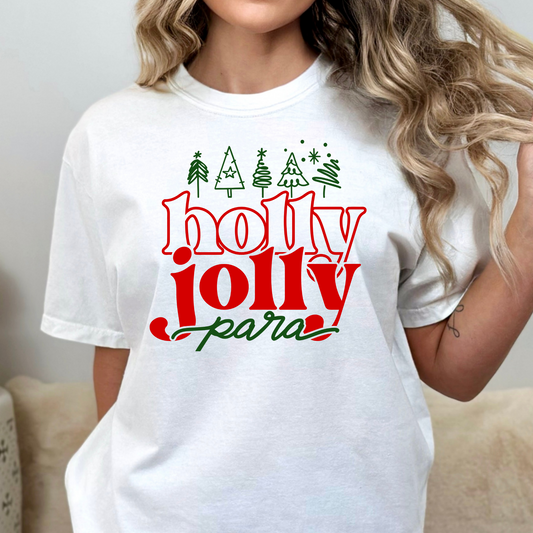 Holly Jolly Para Full Color DTF Transfer