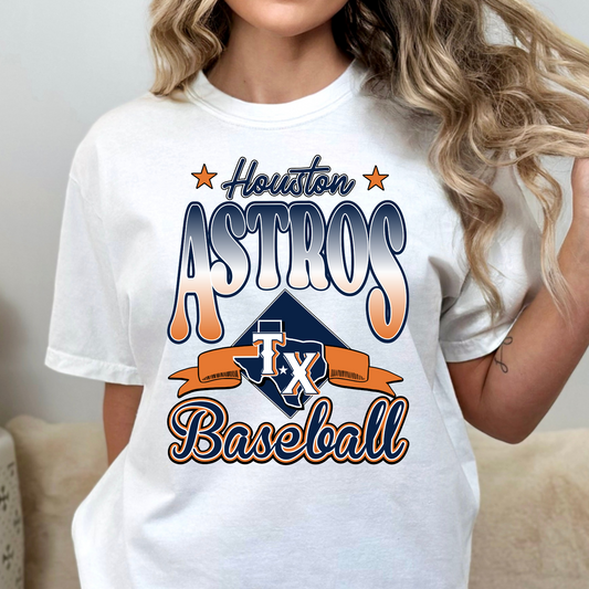Houston Astros Baseball Full Color DTF Transfer