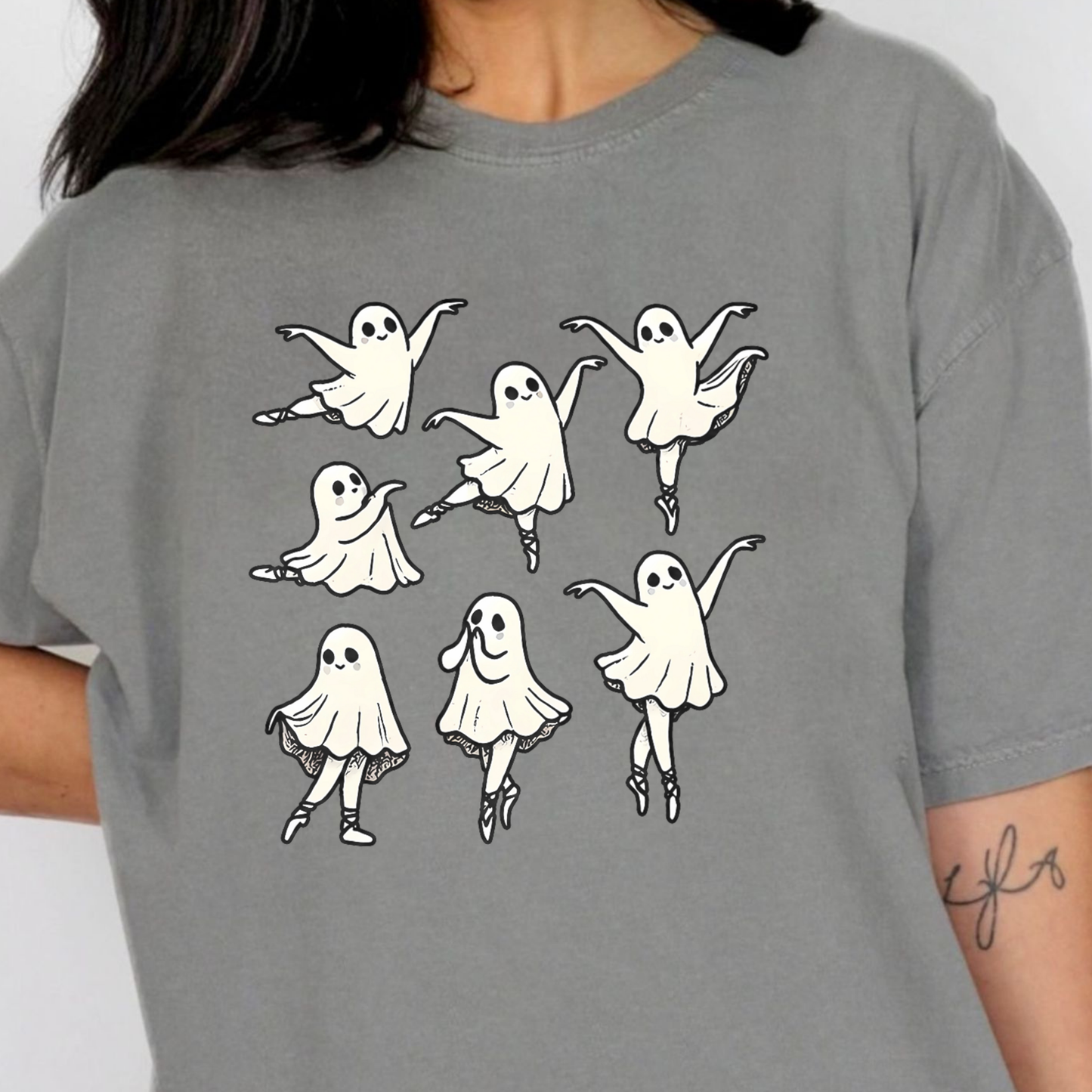 Dancing Ghosts Full Color DTF Transfer