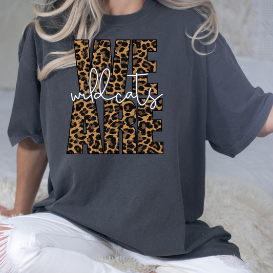 We Are Wildcats Leopard Full Color DTF Transfer