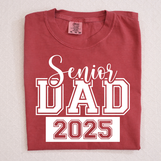 Senior Dad 2025 Full Color DTF Transfer