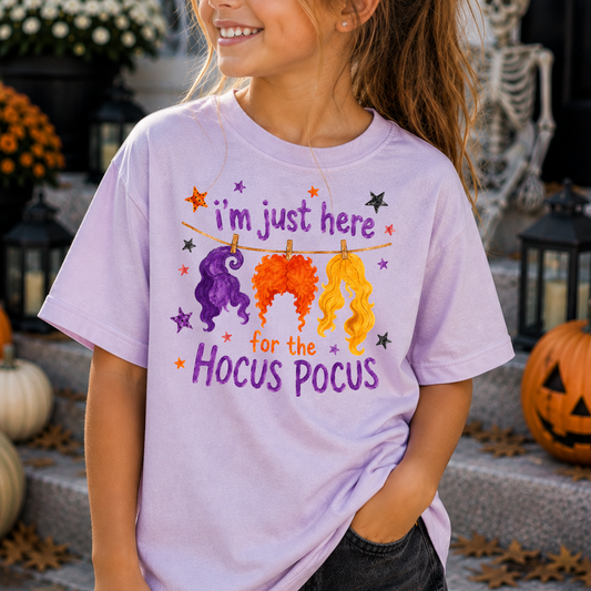 I'm Just Here For The Hocus Pocus Full Color DTF Transfer