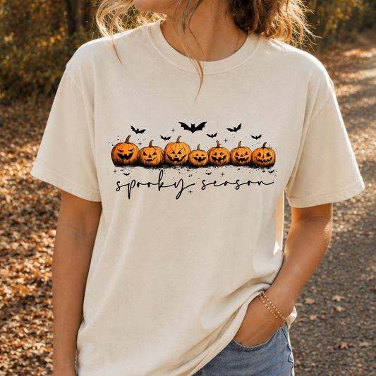 Spooky Season Pumpkins Full Color DTF Transfers
