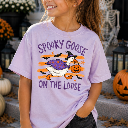 Spooky Goose On The Loose Full Color DTF Transfer