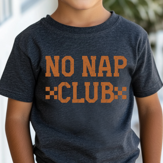 No Nap Club Full Color DTF Transfer