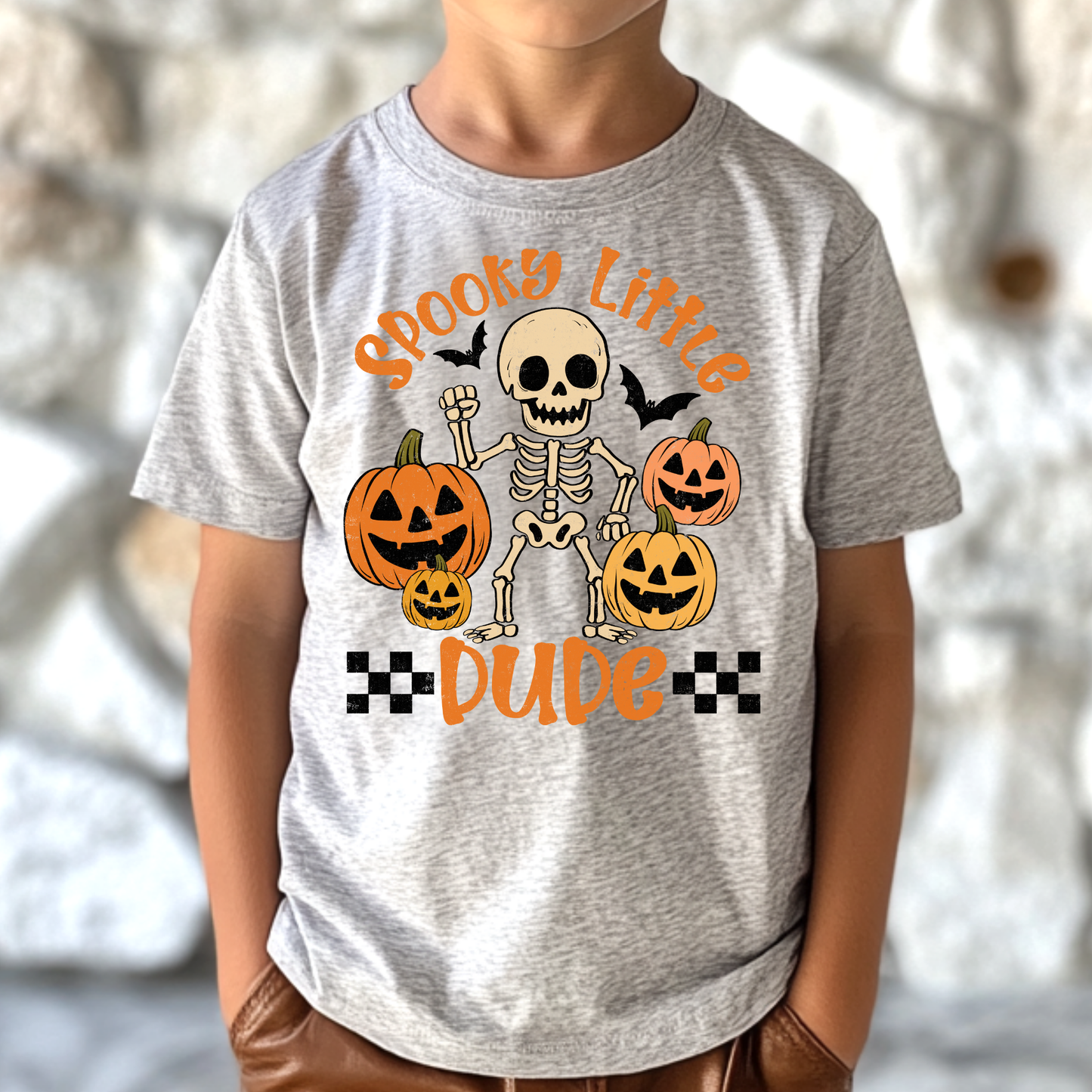 Spooky Little Dude Full Color DTF Transfer