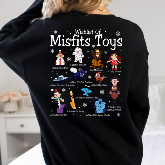 Misfit Toys (Back Design) Full Color DTF Transfer