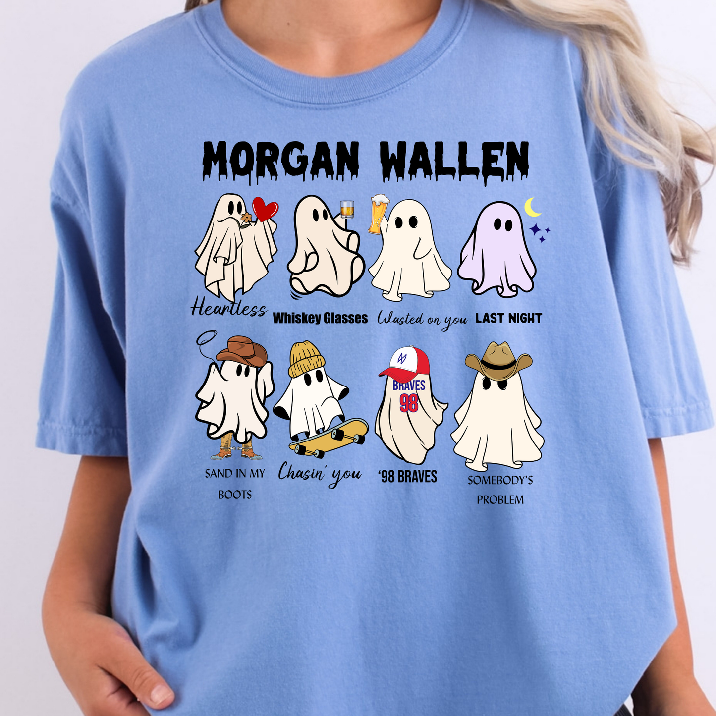 Morgan Wallen Ghosts Full Color DTF Transfer