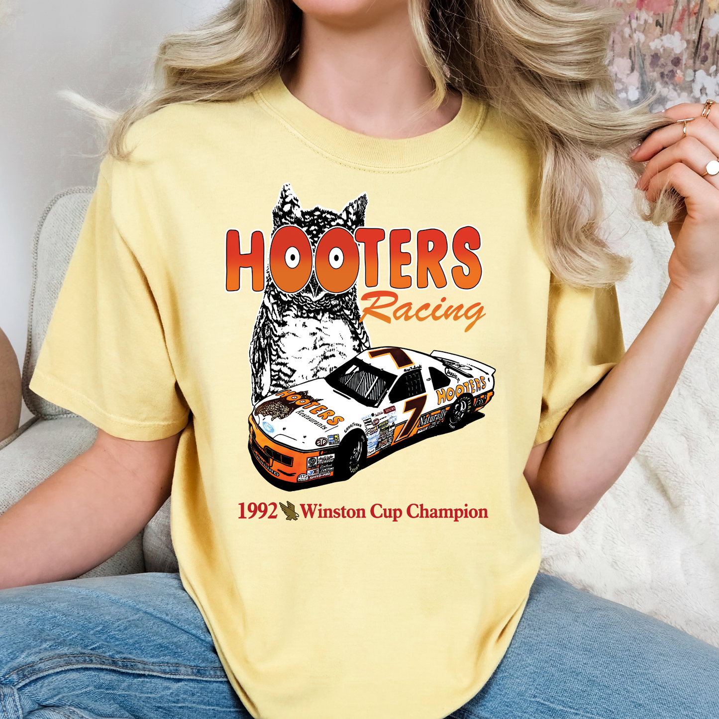 Hooters Racing Full Color DTF Transfer