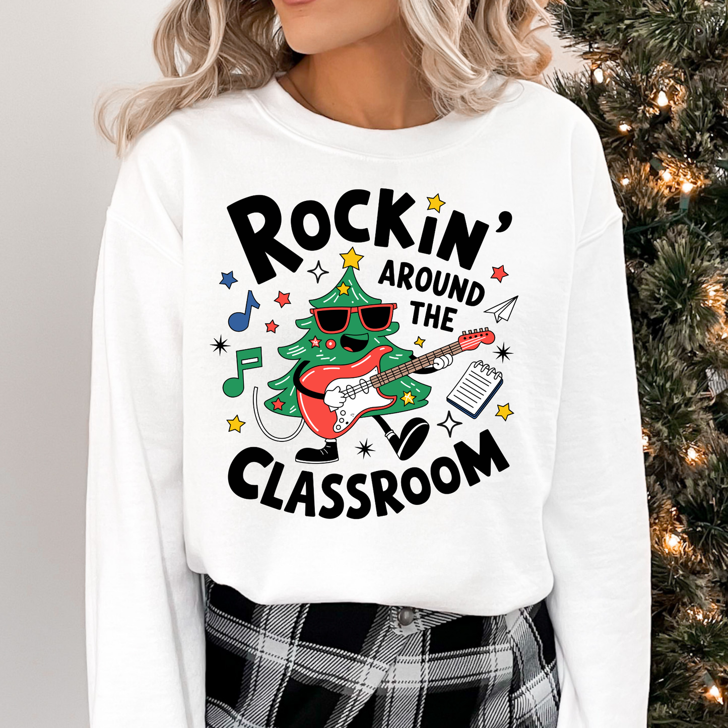 Rockin' Around The Classroom Full Color DTF Transfer