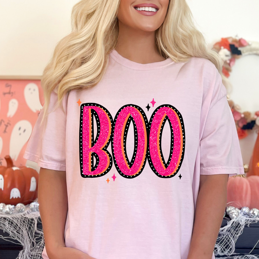 Boo (Pink) Full Color DTF Transfer