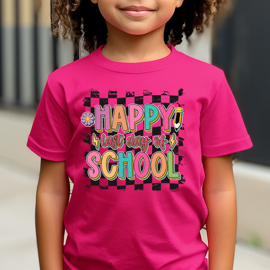 Happy Last Day of School (Girl) Full Color DTF Transfer