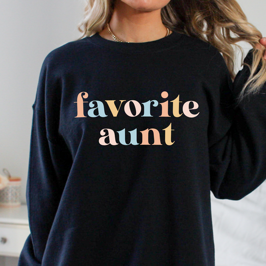 Favorite Aunt Full Color DTF Transfer