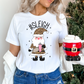 #Sleigh Preppy Santa (Multi Options) Full Color DTF Transfer