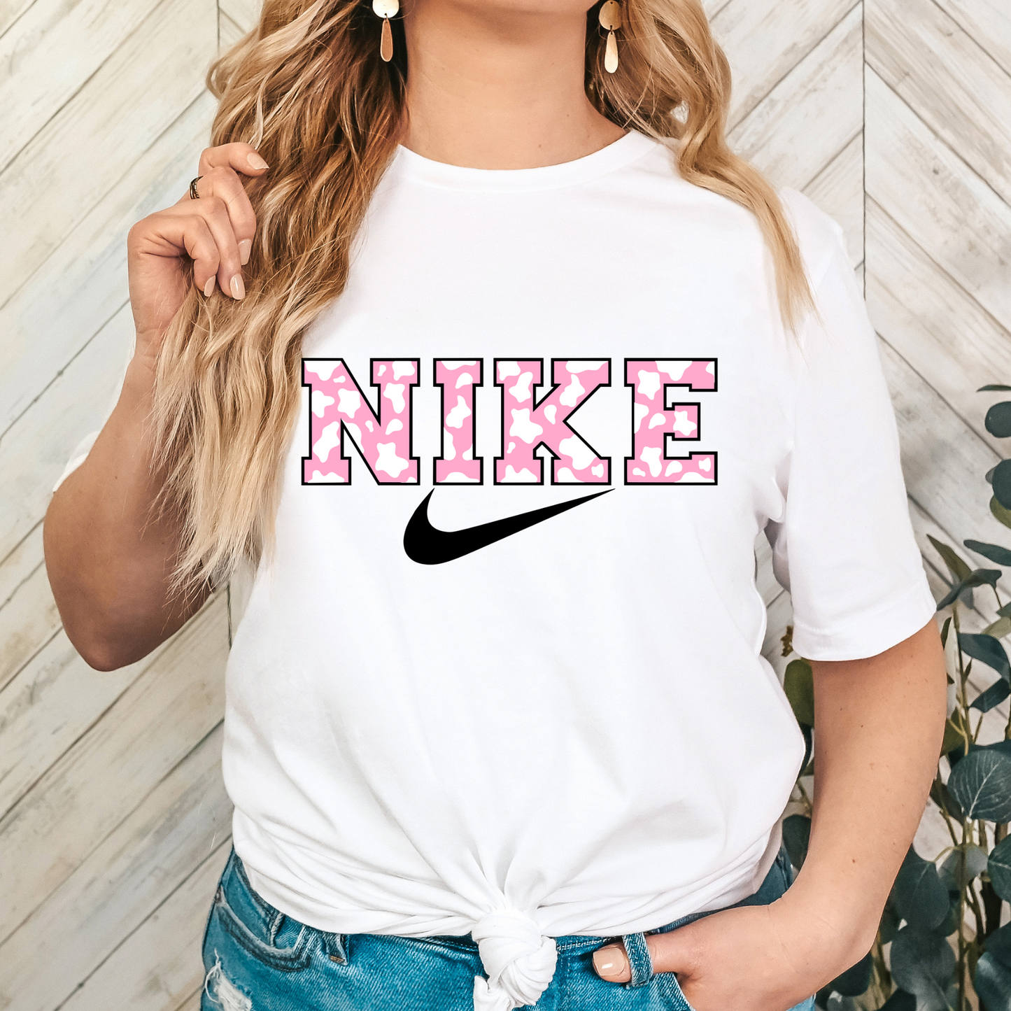 Nike Cow Print (MULTI COLOR OPTIONS) Full Color DTF Transfer