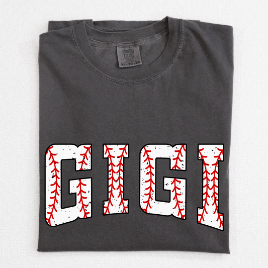 Baseball Gigi Full Color DTF Transfer