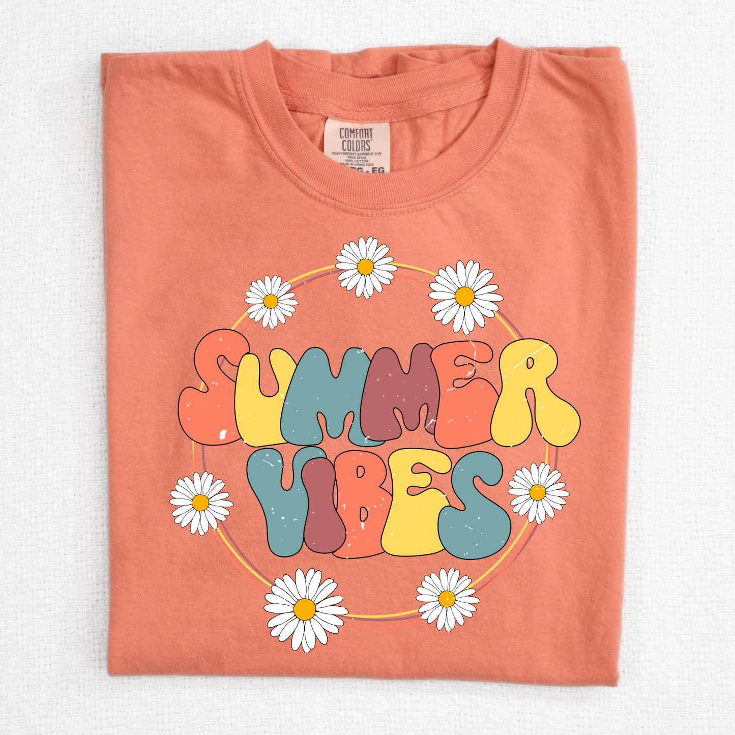 Groovy Summer Vibes Full Color DTF Transfer