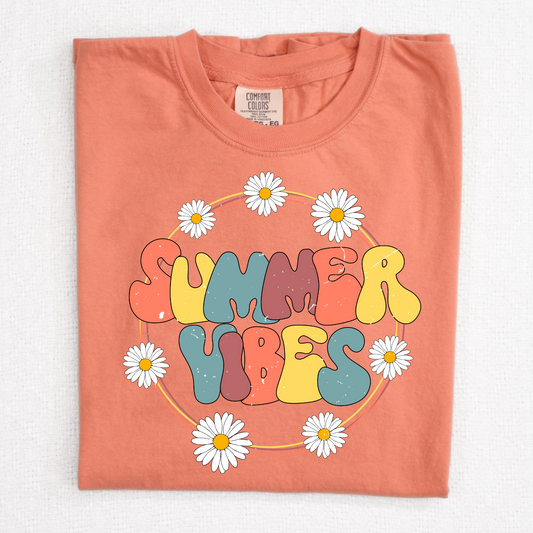 Groovy Summer Vibes Full Color DTF Transfer