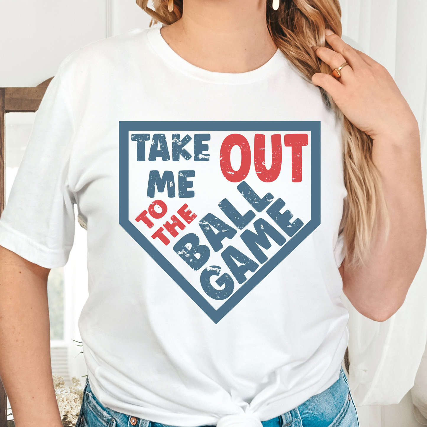 Take Me Out To The Ball Game Full Color DTF Transfer