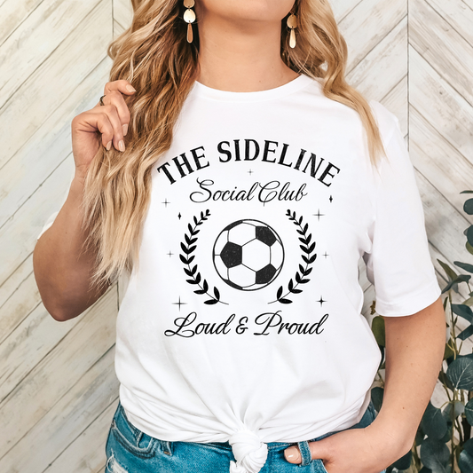 The Sideline Social Club (Soccer) Full Color DTF Transfer