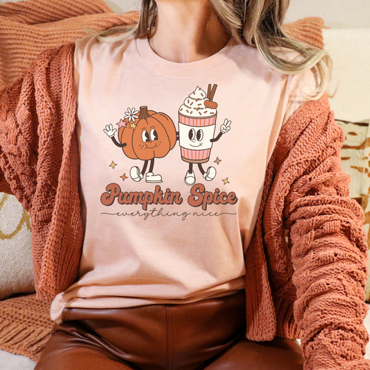 Pumpkin Spice Everything Nice Full Color DTF Transfer