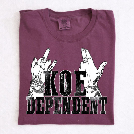 Koe Dependent (Koe Wetzel) Full Color DTF Transfer