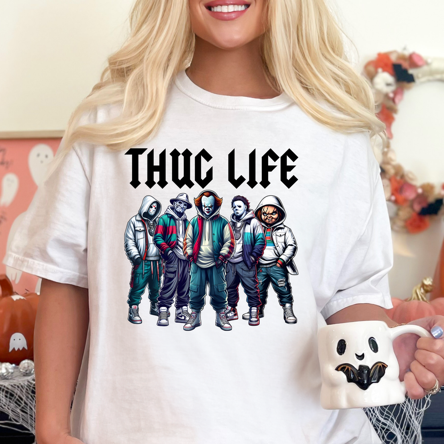 Thug Life Horror Characters Full Color DTF Transfer
