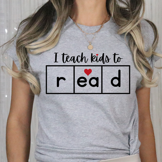 I Teach Kids To Read Full Color DTF Transfer