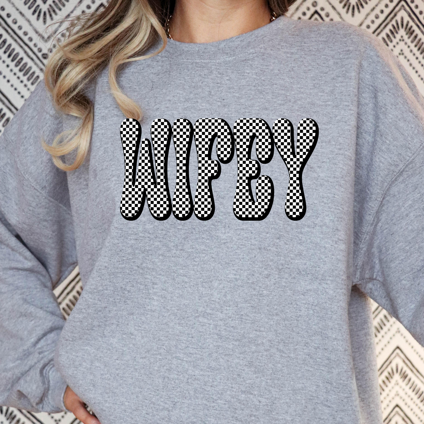 Wifey (Checkered) Full Color DTF Transfer