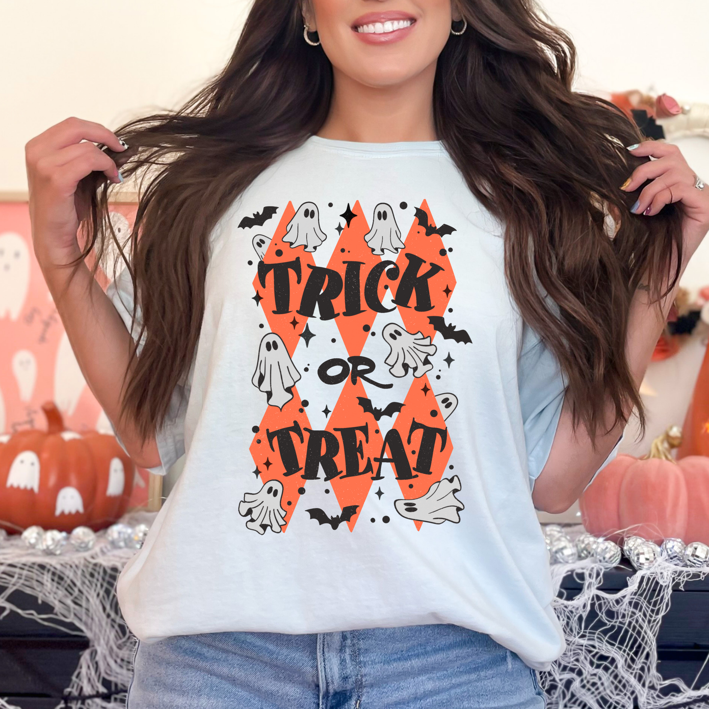 Trick or Treat Full Color DTF Transfer