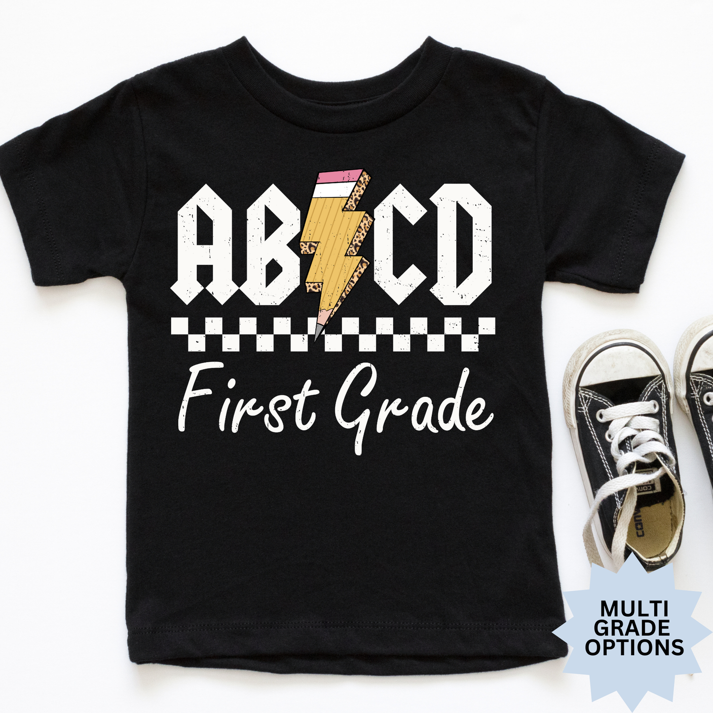 ABCD Checkered Grade (MULTI GRADE OPTIONS) Full Color DTF Transfer