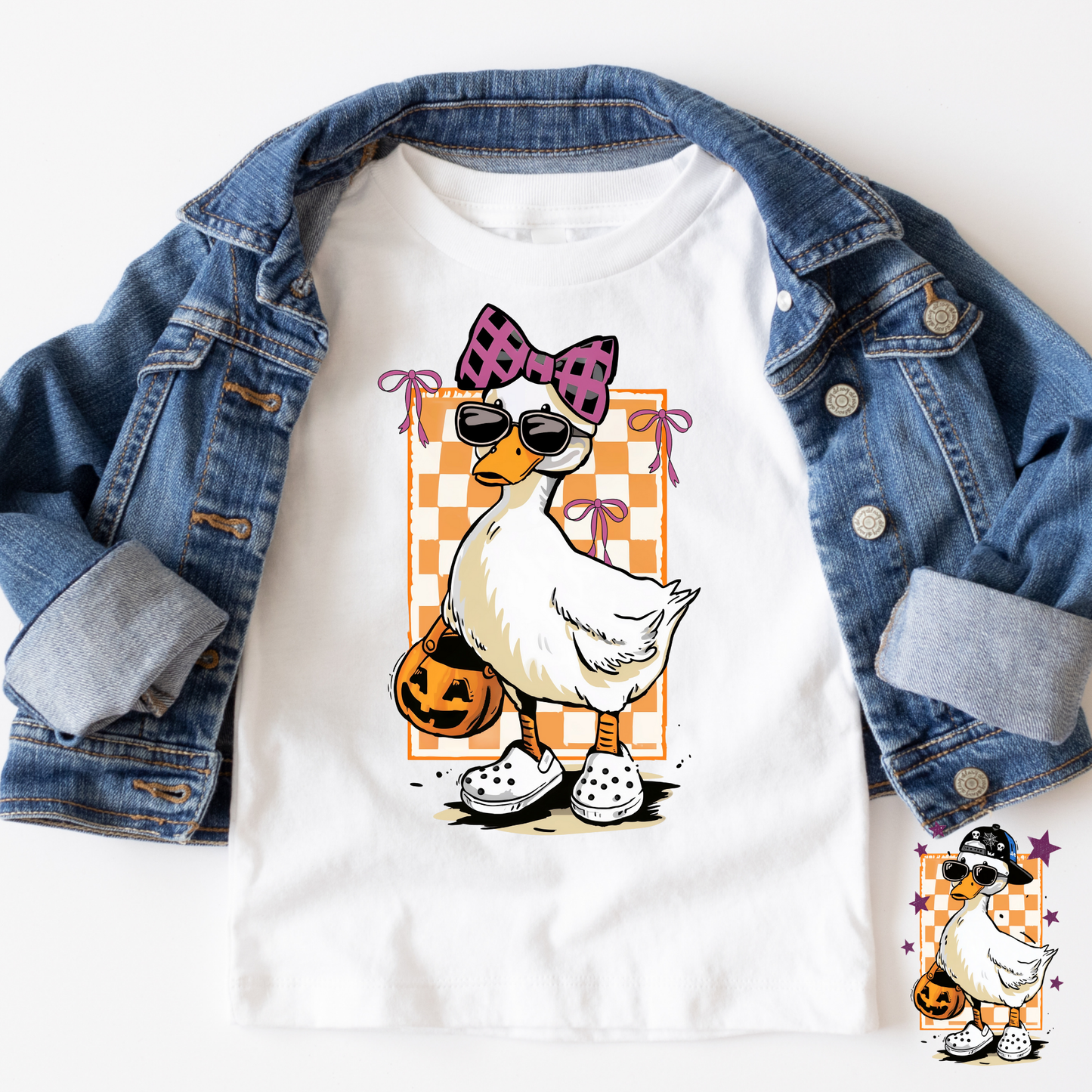 Halloween Duck (Boy/Girl Option) Full Color DTF Transfer