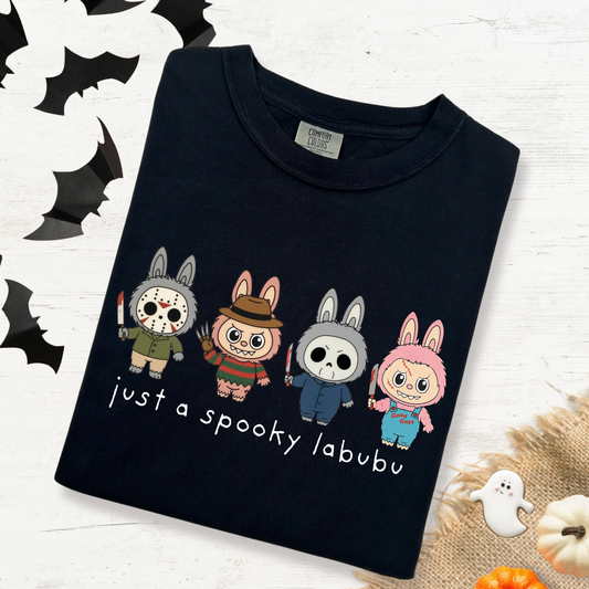 Just A Spooky Labubu Full Color DTF Transfer