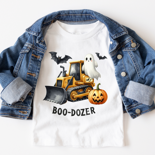 Boo-Dozer Full Color DTF Transfer