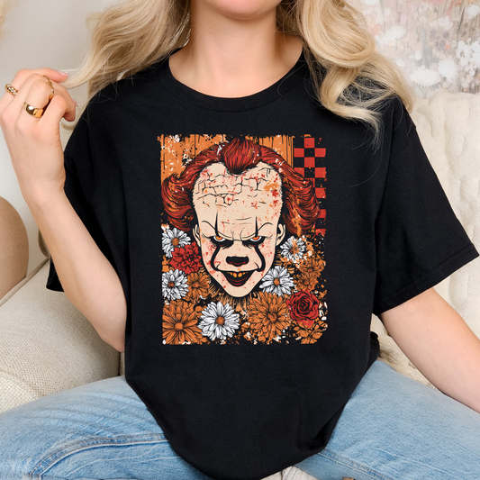 Floral IT (Halftone) Full Color DTF Transfer