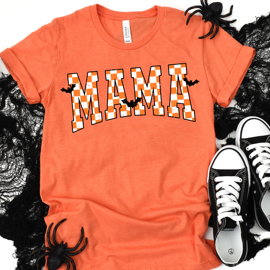 Checkered Mama w/Bats Full Color DTF Transfer