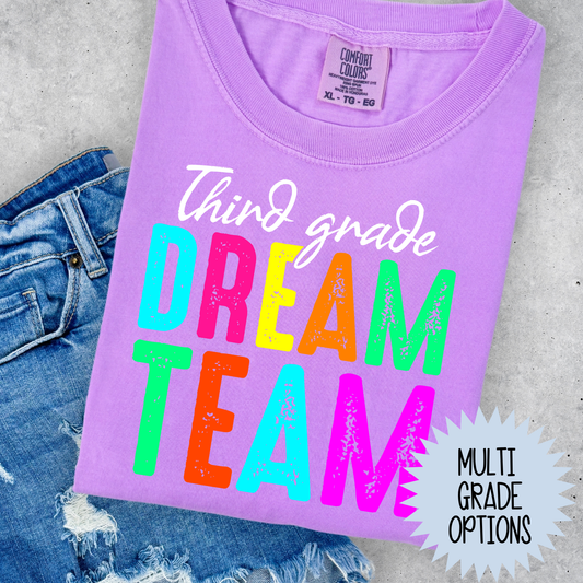 Grade Dream Team (MULTI GRADE OPTIONS) Full Color DTF Transfer