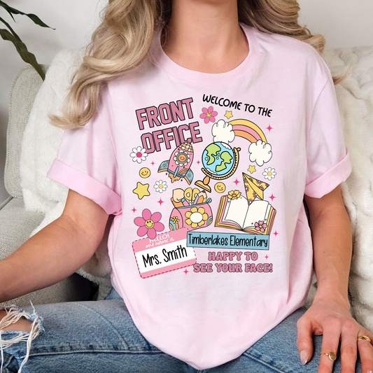 Personalized Front Office Collage Full Color DTF Transfer