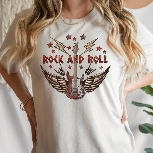 Rock and Roll Full Color DTF Transfer