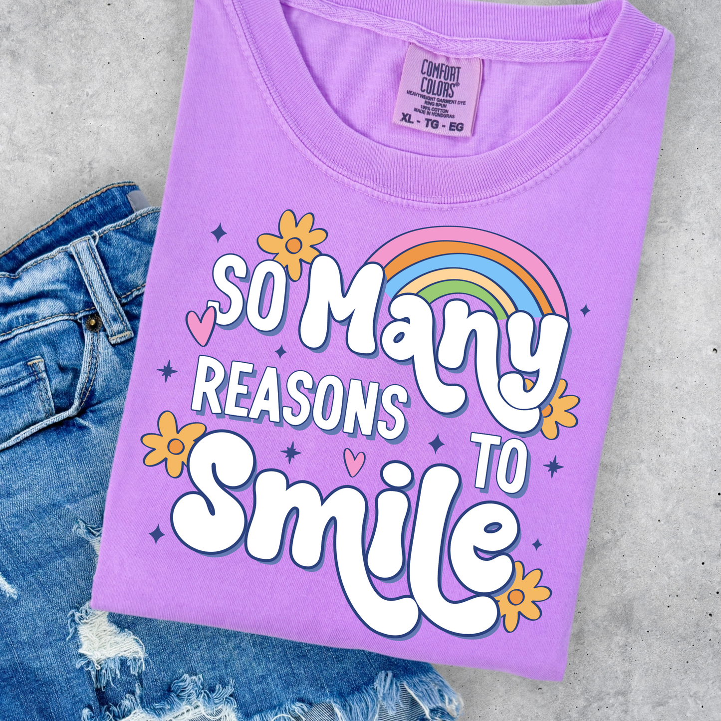 So Many Reasons To Smile Full Color DTF Transfer