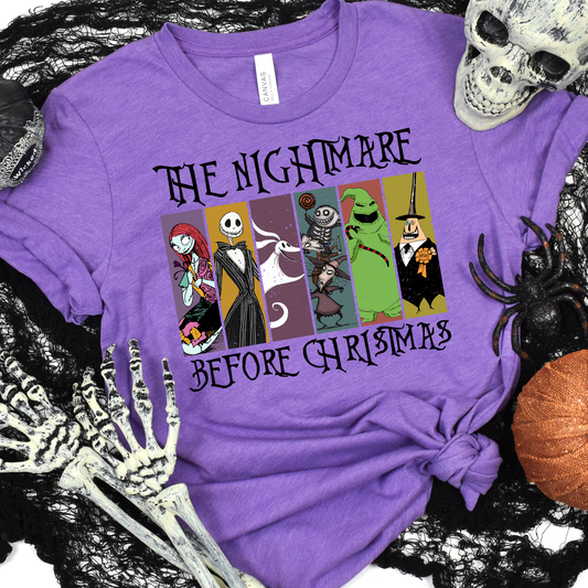 Nightmare Before Christmas Full Color DTF Transfer