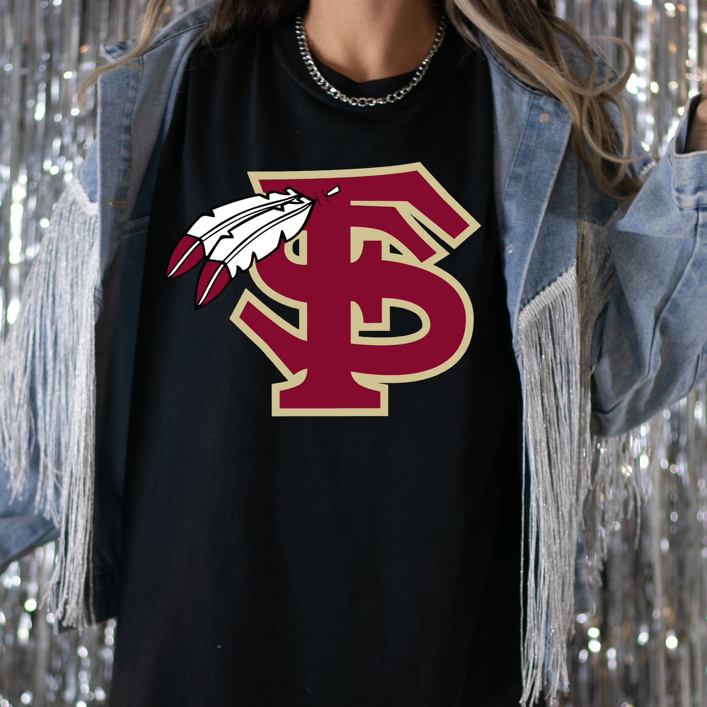 Florida State FSU (FS w/Feather) Full Color DTF Transfer