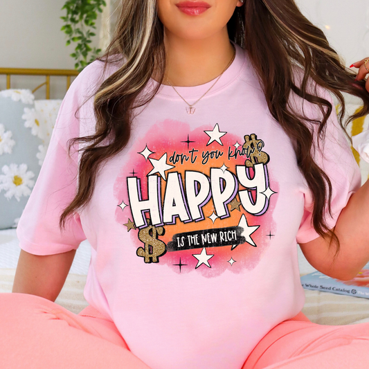Don't you know Happy Full Color DTF Transfer