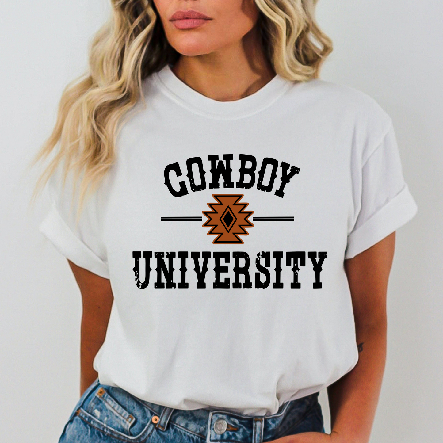 Cowboy University Full Color DTF Transfer