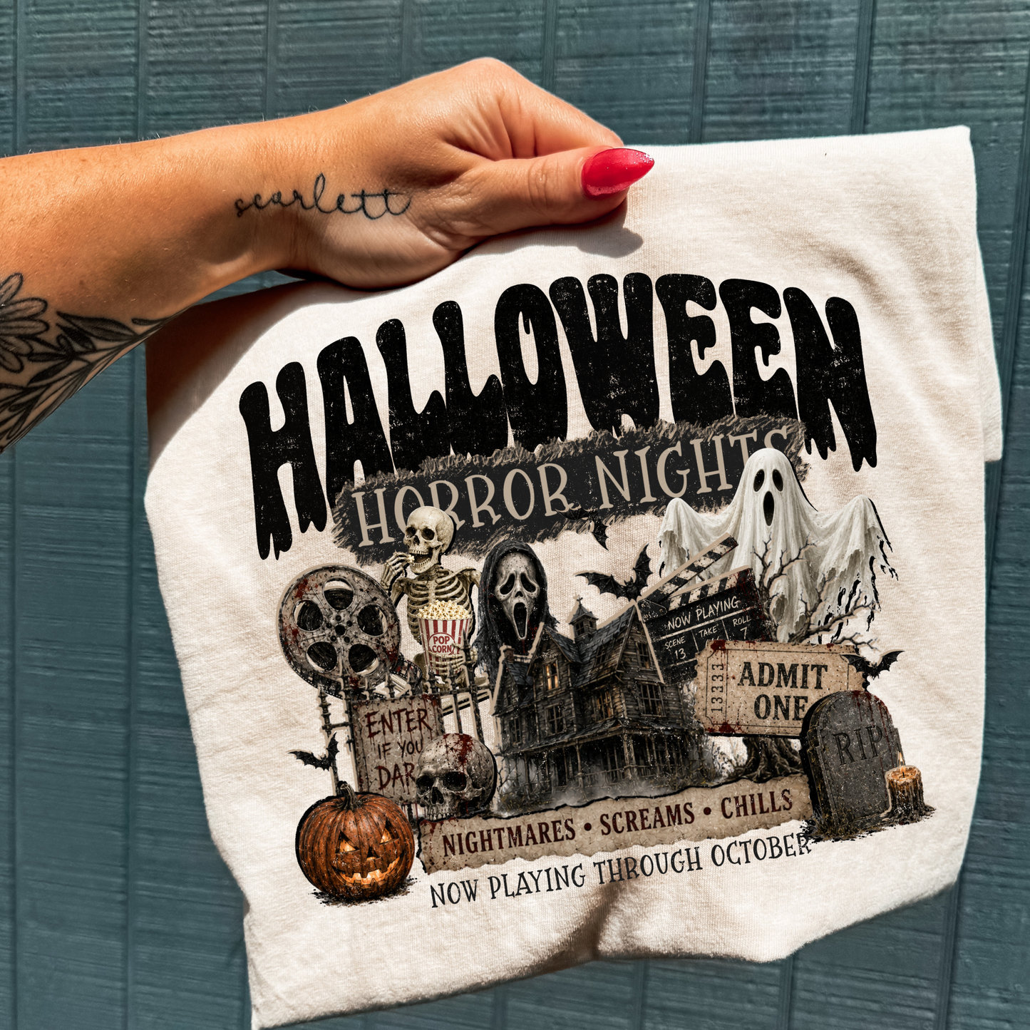 Halloween Horror Nights Full Color DTF Transfer