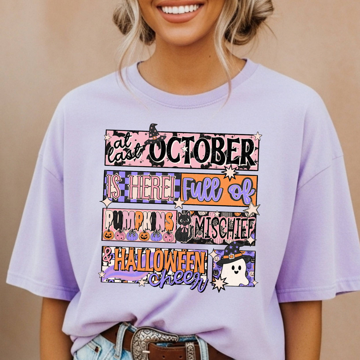 At Last October Is Here… Full Color DTF Transfer
